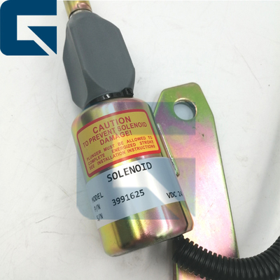 3991625 Excavator R210LC-7 R225-7 Fuel Shutoff Solenoid Valve 24V