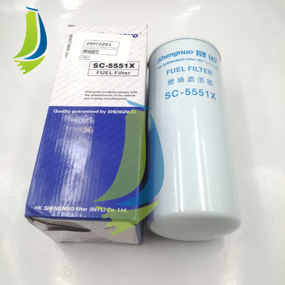 20972293 Engine Parts Diesel Fuel Filter For Excavator 20430751 20976603