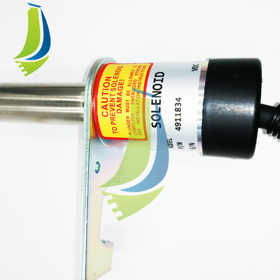 4911834 12V Diesel Engine Stop Solenoid Fuel Shutoff Valve for Engine Excavator Parts